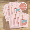 Pink Cake Slice Mini Card (Pack)|Pecyn o gardiau Penblwydd bychan (pecyn)
