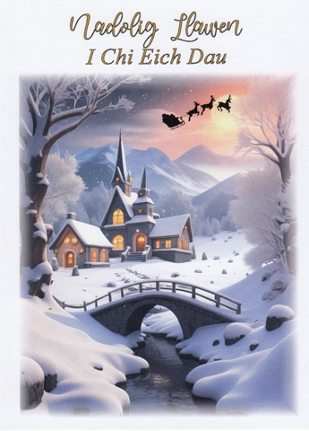 Nadolig Llawen i chi eich dau