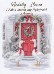 Nadolig Llawen I Fab a Merch yng Nghyfraith Arbennig