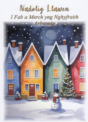 Nadolig Llawen I Fab a Merch yng Nghyfraith Arbennig