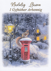 Nadolig Llawen i Gyfnither Arbennig
