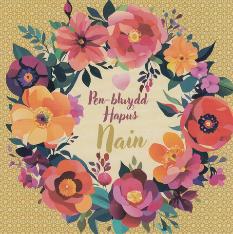 Pen-blwydd Hapus Nain