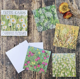 Botanical Note Cards (pack)|Cardiau Nodyn Botanic (pecyn)