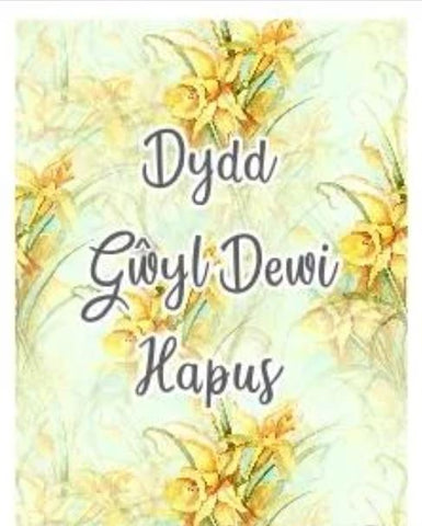 Dydd Gŵyl Dewi Hapus