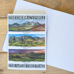 The Welsh Three Peaks Notebook|Llyfr Nodiadau Tri Chopa Cymru