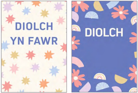 Diolch (Pack) | Pecyn Cardiau Diolch