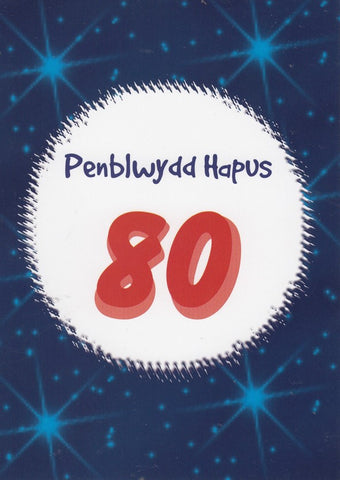 Penblwydd Hapus - 80
