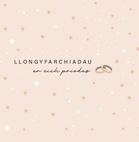 Llongyfarchiadau ar eich Priodas