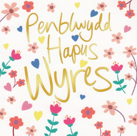 Penblwydd Hapus Wyres