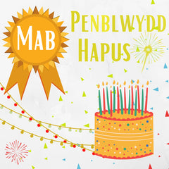 Penblwydd Hapus Mab