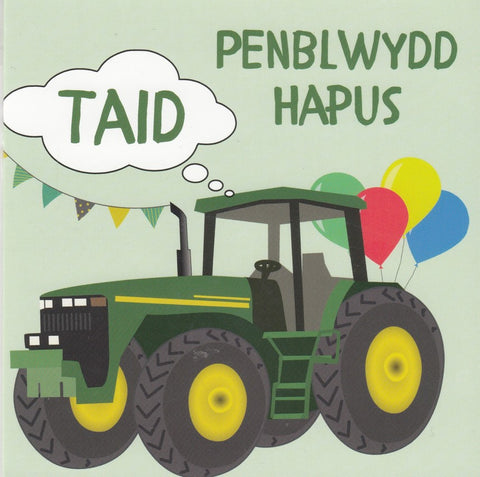 Penblwydd Hapus Taid