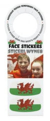 Wales Face Stickers|Sticeri Wyneb Baner Cymru