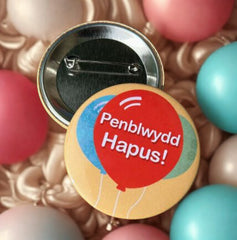 Penblwydd Hapus Badge|Bathodyn Penblwydd Hapus