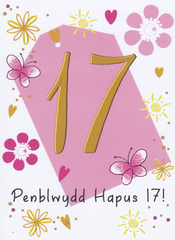 Penblwydd Hapus - 17!