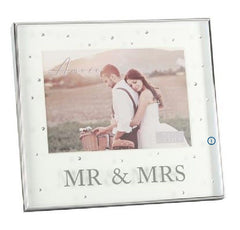 7x5 Mr & Mrs Box Photo Frame|Ffrâm Mr & Mrs