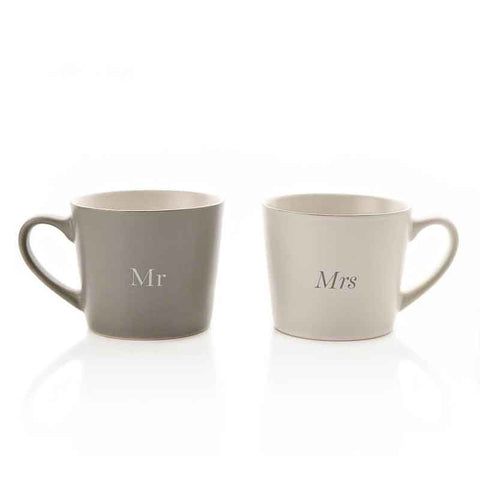 Mr & Mrs Mug Set|Set Mwgiau Mr & Mrs