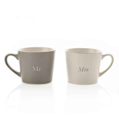 Mr & Mrs Mug Set|Set Mwgiau Mr & Mrs