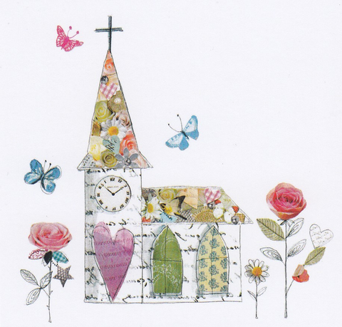 Church Blank Tiny Card|Cerdyn Bach - Eglwys