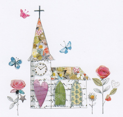 Church Blank Tiny Card|Cerdyn Bach - Eglwys