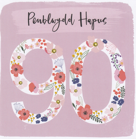 Penblwydd Hapus 90
