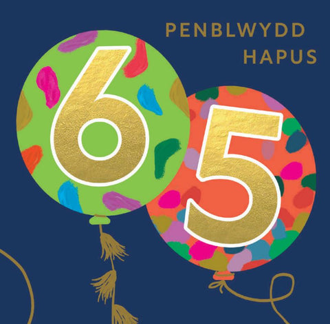 Penblwydd Hapus 65