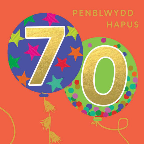 Penblwydd Hapus 70
