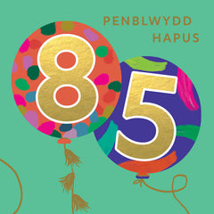 Penblwydd Hapus 85