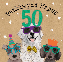 Penblwydd Hapus 50