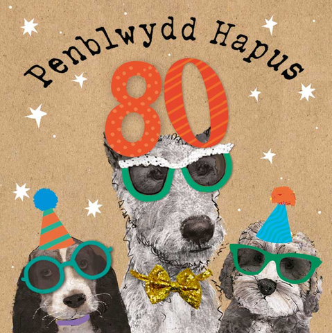 Penblwydd Hapus 80