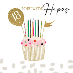 Penblwydd Hapus 18