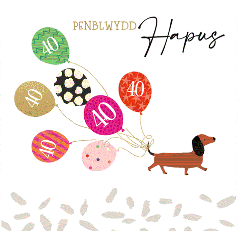 Penblwydd Hapus 40