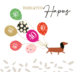 Penblwydd Hapus 40