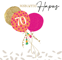 Penblwydd Hapus 70
