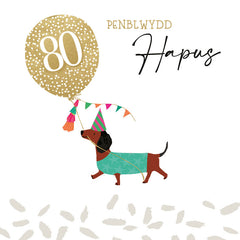 Penblwydd Hapus 80
