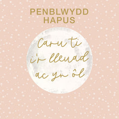 Penblwydd Hapus, Caru Ti i'r Lleuad ac yn ôl