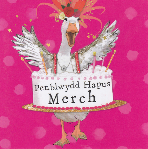 Penblwydd Hapus Merch