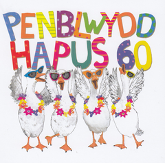 Penblwydd Hapus 60