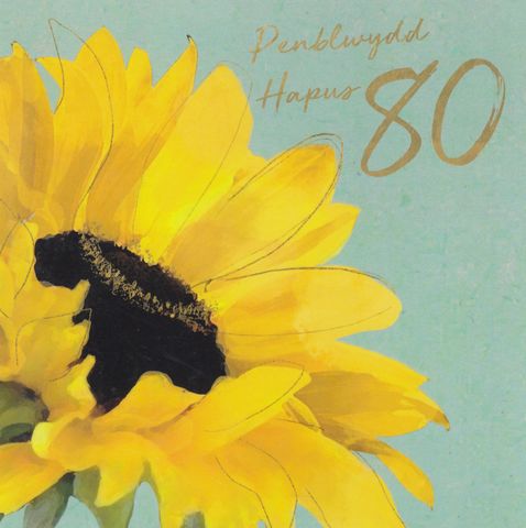 Penblwydd Hapus 80