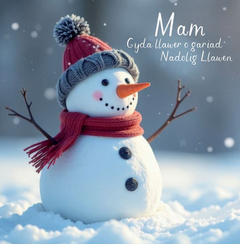 Mam, Gyda llawer o gariad Nadolig Llawen