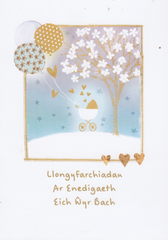 Llongyfarchiadau ar Enedigaeth eich Wyr Bach