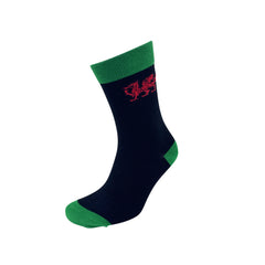 Welsh Dragon Bamboo Ankle Socks|Sanau Bambŵ Draig Goch