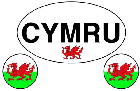 Multi Welsh Stickers|Pecyn o Sticeri Cymru