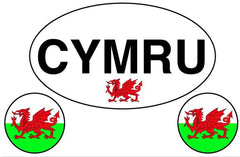 Multi Welsh Stickers|Pecyn o Sticeri Cymru