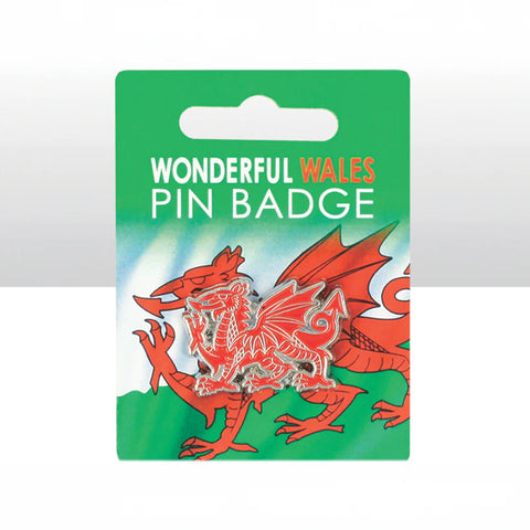 Red Dragon Pin Badge|Bathodyn Pin Draig Goch