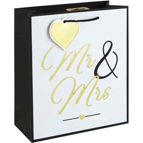 Mr & Mrs Medium Gift Bag | Bag Anrheg Mr & Mrs
