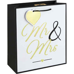 Mr & Mrs Medium Gift Bag | Bag Anrheg Mr & Mrs