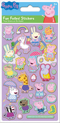 Peppa Pig Pink Foil Stickers|Sticeri Peppa