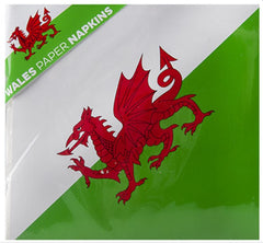 Wales 3ply Napkins|Napcyn Baner Cymru