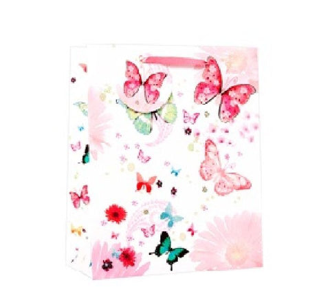 Butterflies Medium Gift Bag | Bag Anrheg Canolig Pili Pala
