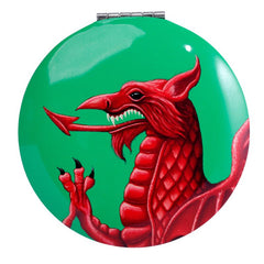 Dragon Compact Mirror|Drych Poced Draig Goch